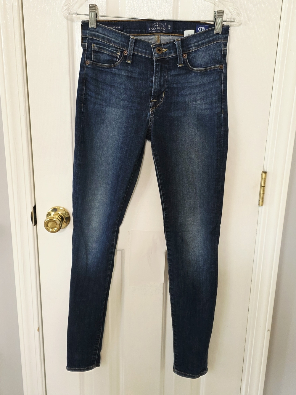 Lucky Brand Brooke Skinny Jeans Dark Blue 2/26